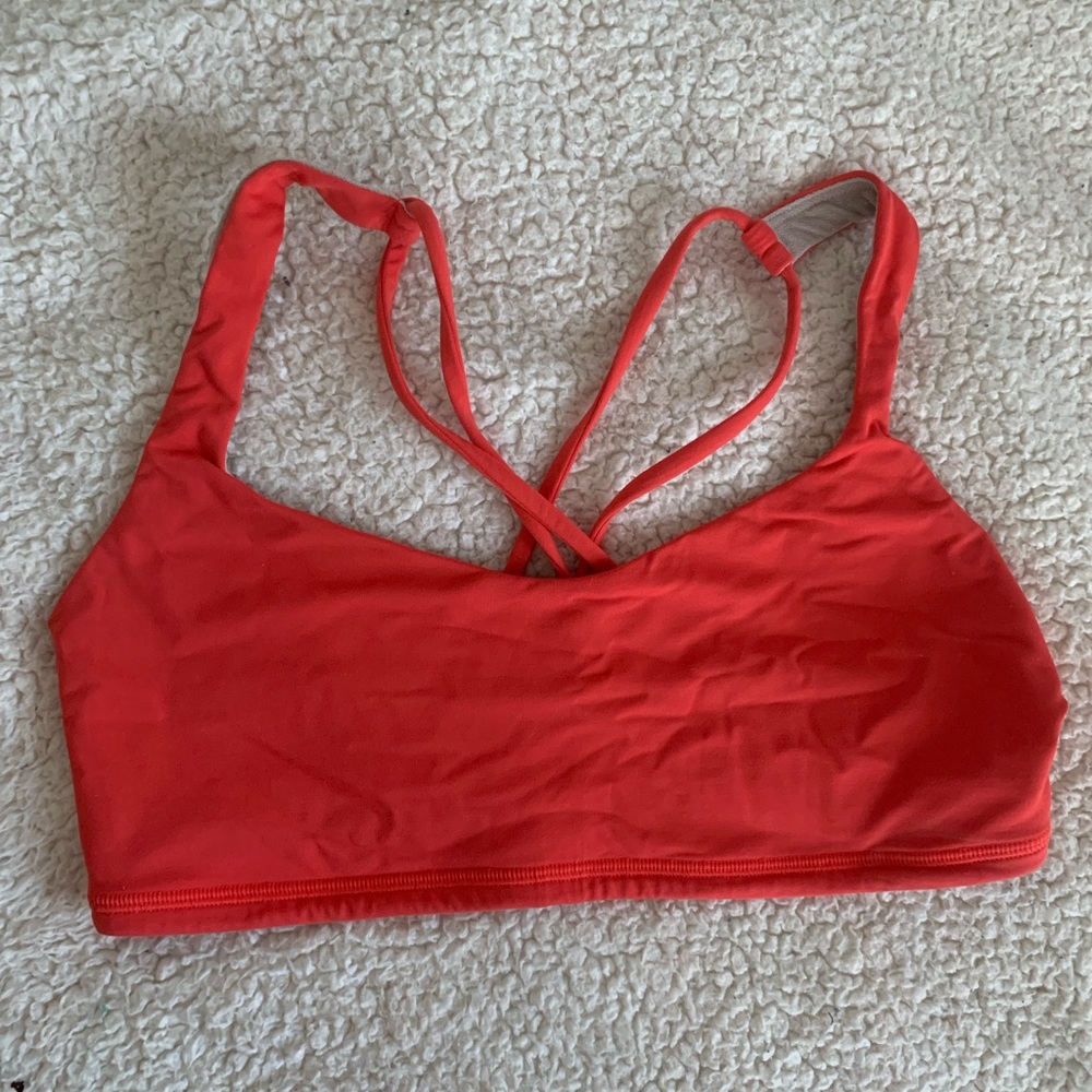Lululemon Deep Salmon Pink Sports Bra XS/S